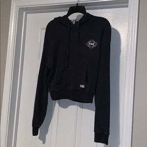 Victoria Secret’s PINK crop top hoodie.
